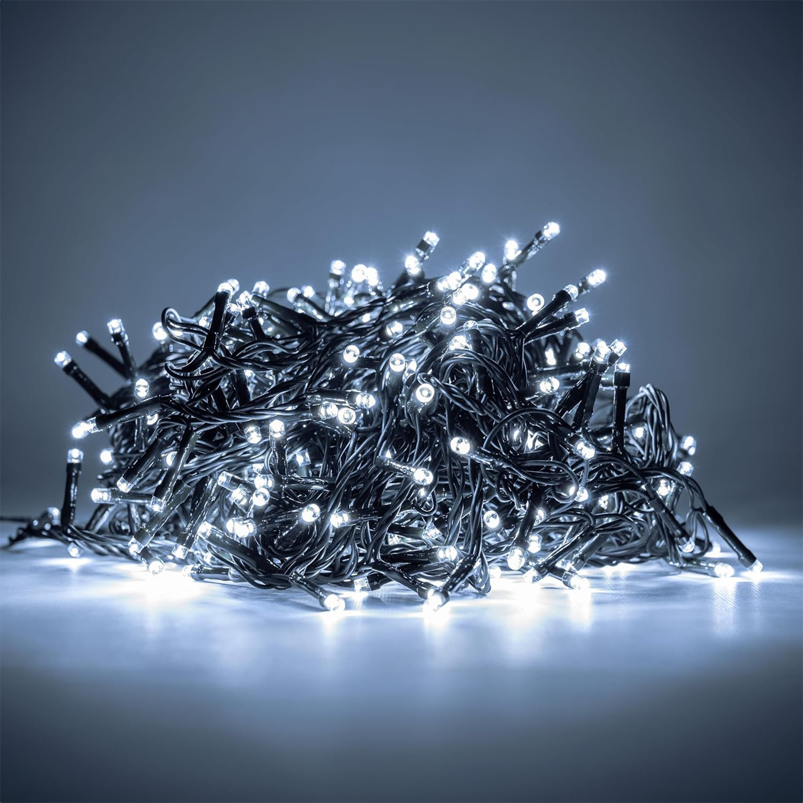 LUCE ALBERO DI NATALE - BIANCO CALDO - 8 EFFETTI LUCE