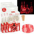 SET 3 FILI LUMINOSI A TAPPO - ROSSO RUBINO