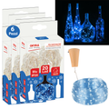 SET 3 FILI LUMINOSI A TAPPO - BLU ZAFFIRO