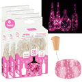 SET 3 FILI LUMINOSI A TAPPO - ROSA