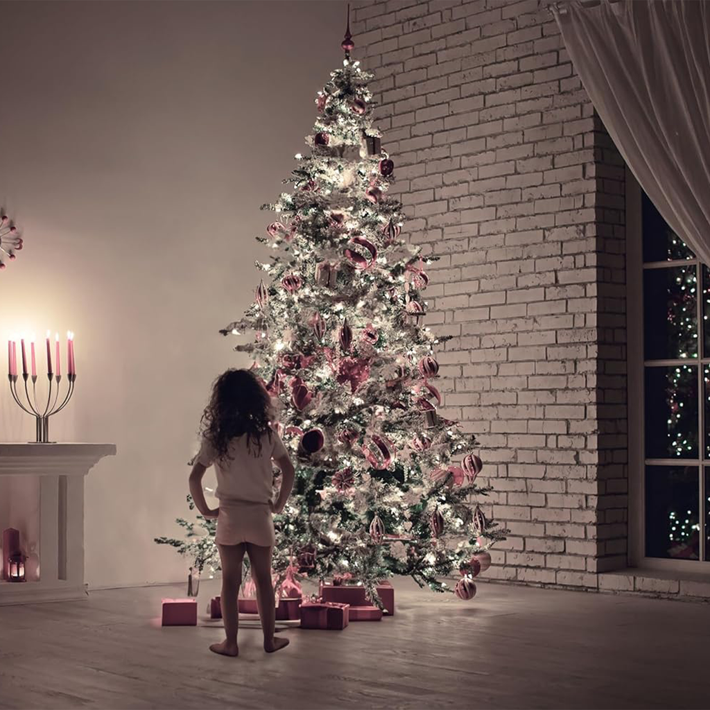 LUCE ALBERO DI NATALE - BIANCO CALDO - 8 EFFETTI LUCE