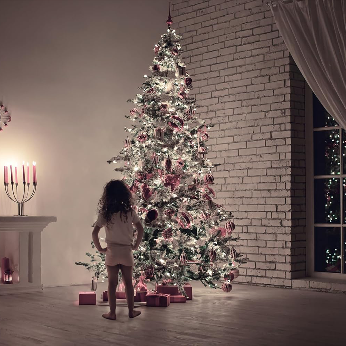 LUCE ALBERO DI NATALE - BIANCO CALDO - 8 EFFETTI LUCE