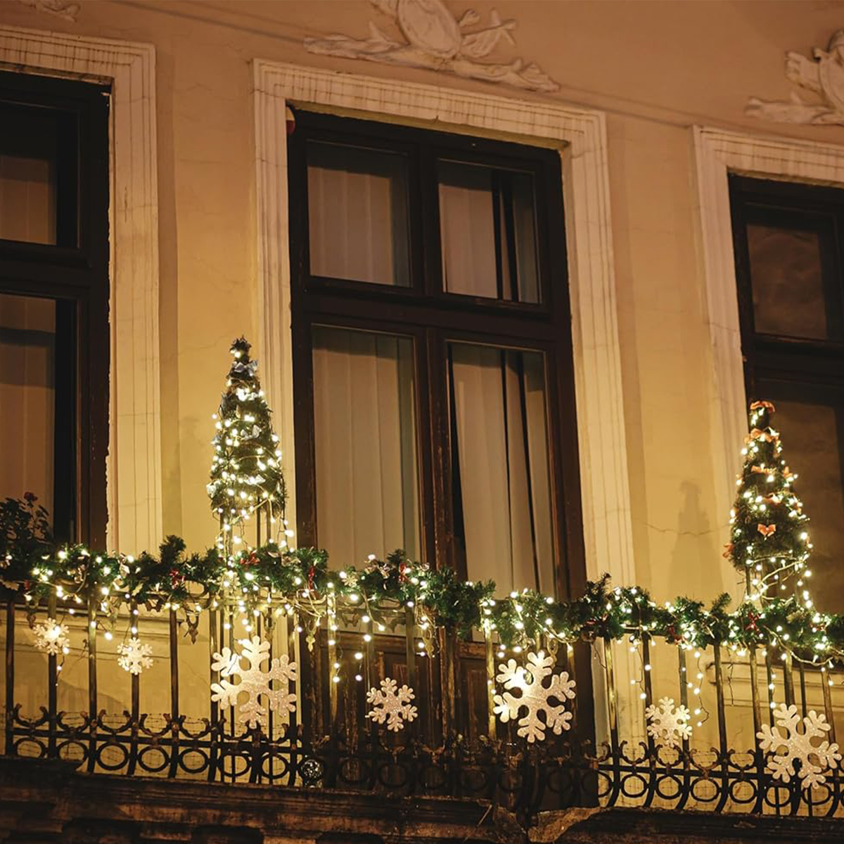 LUCE ALBERO DI NATALE - BIANCO CALDO - 8 EFFETTI LUCE