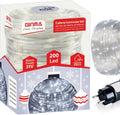 LUCE CAVO TRASPARENTE LED - BIANCO FREDDO - 8 EFFETTI LUCE
