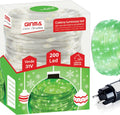 LUCE CAVO TRASPARENTE LED - VERDE - 8 EFFETTI LUCE