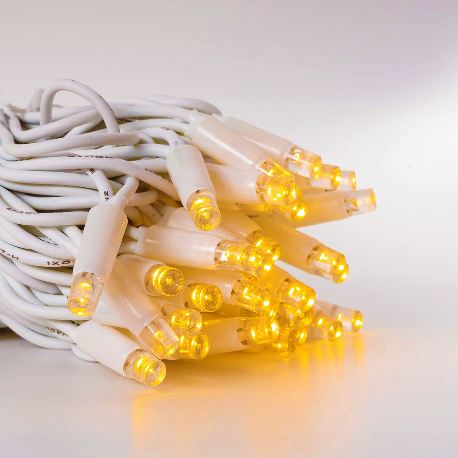 LUCE LED CAVO RETTO - BIANCO CALDO - LUCE FISSA