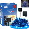 LUCE LED PANNELLO SOLARE - BLU ZAFFIRO
