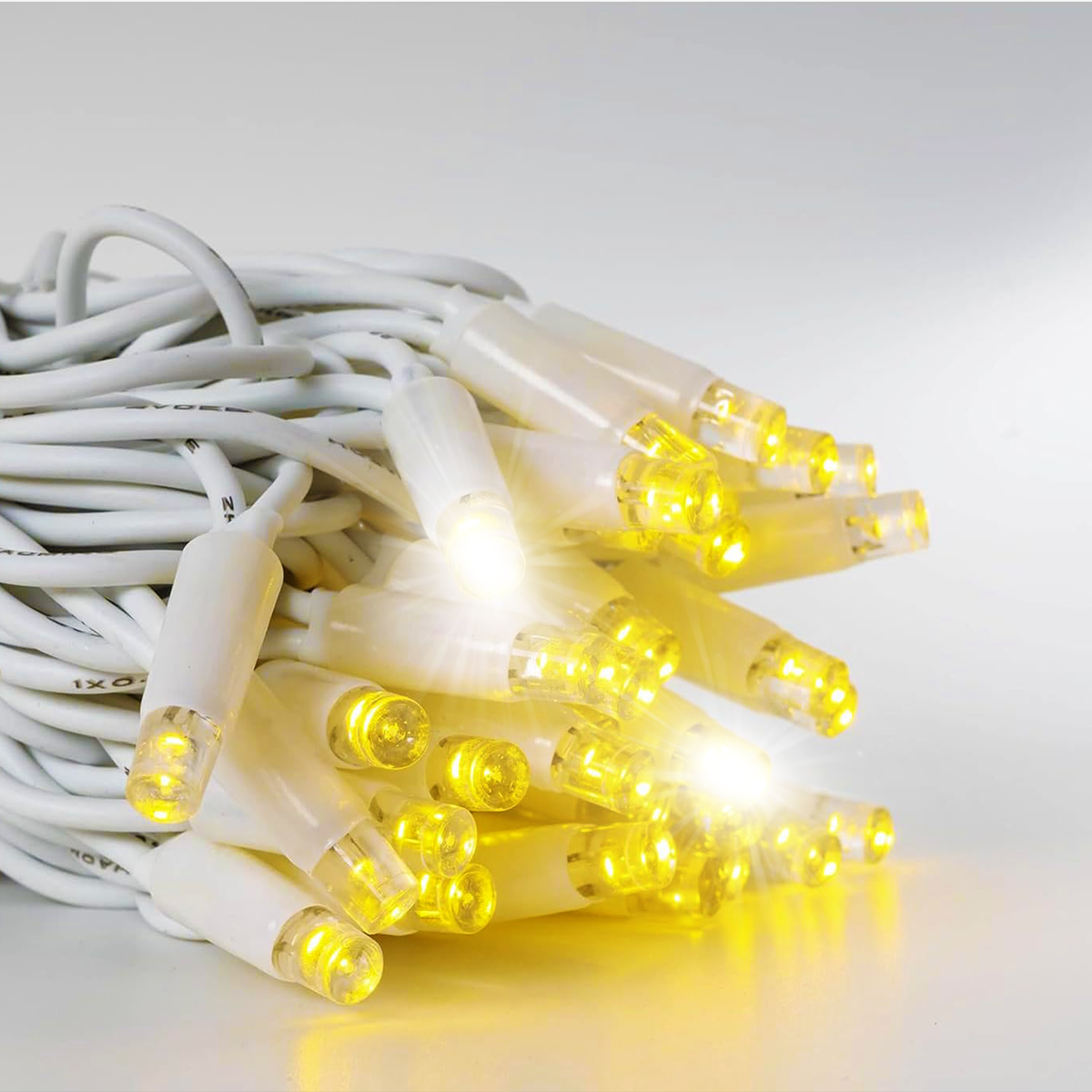 LUCE LED CAVO RETTO - ORO - EFFETTO DIAMANTE