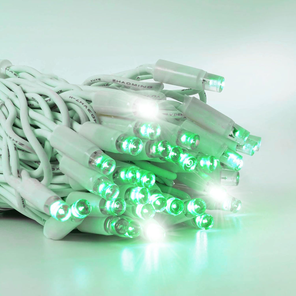 LUCE LED CAVO RETTO - VERDE SMERALDO - EFFETTO DIAMANTE